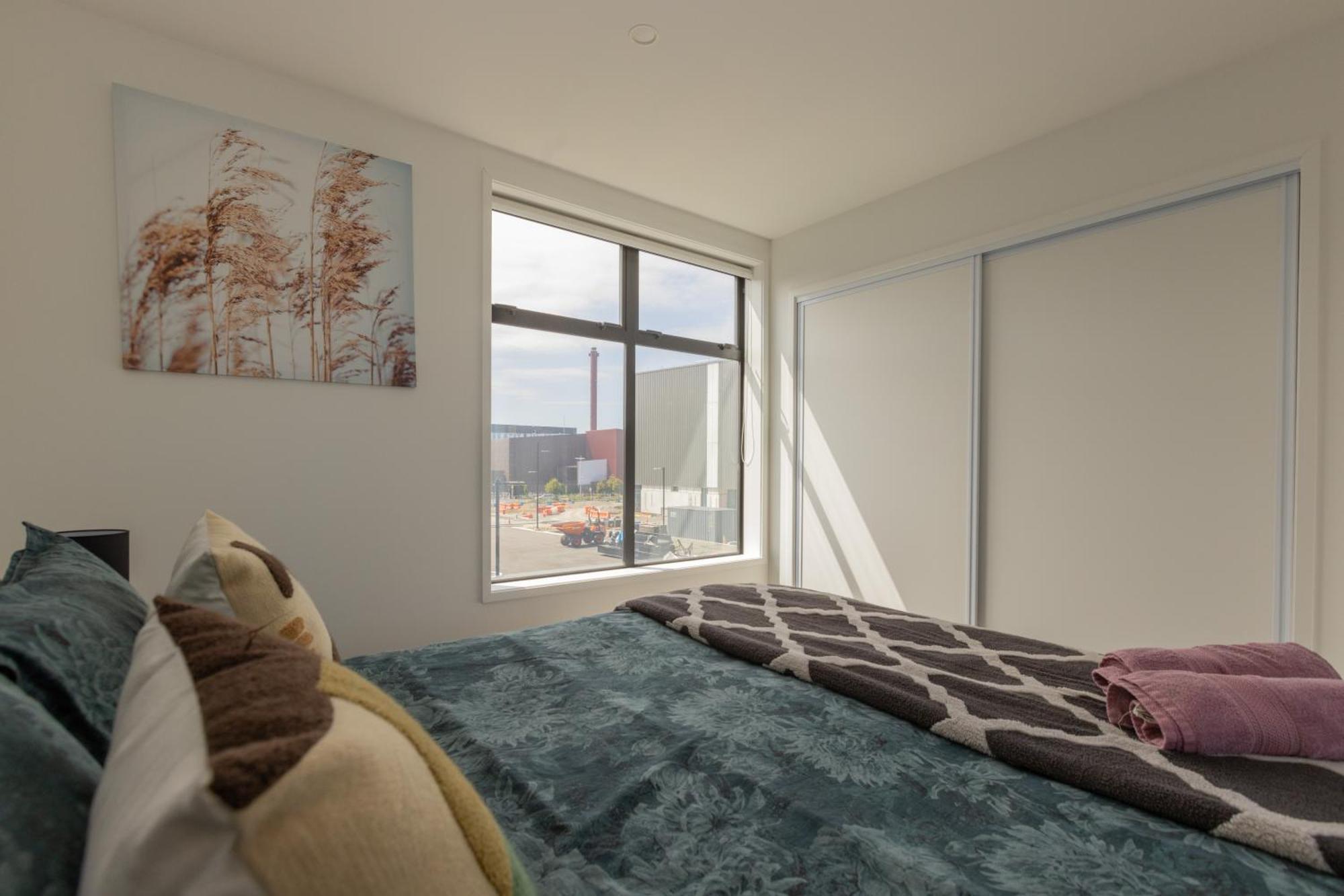 Luxury 2 Bedroom Townhouse By Hagley Park In Cbd Christchurch Eksteriør bilde